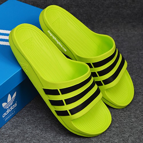 Dép Adidas Duramo chính hãng xanh lá đen