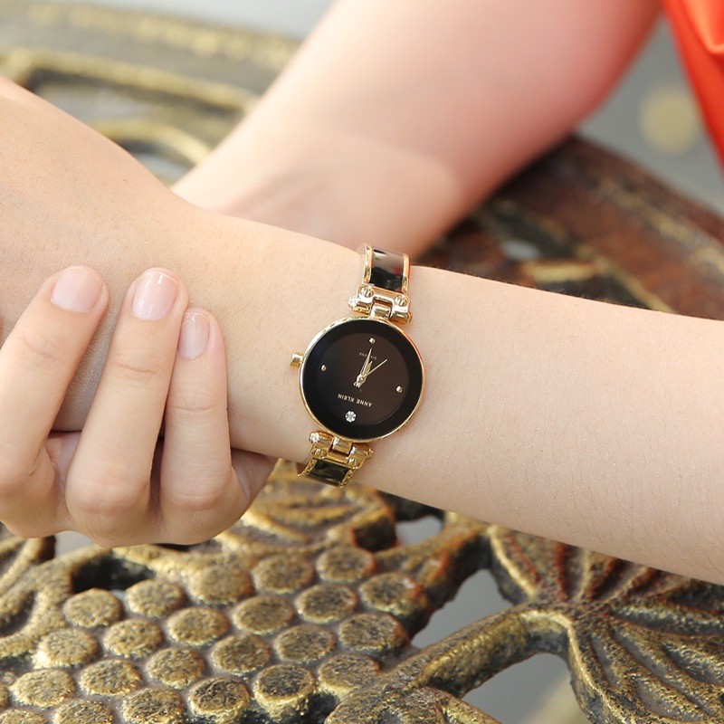 Đồng hồ nữ ANNE KLEIN dáng kiềng model AK/1980BKGB và AK/1980BMRG