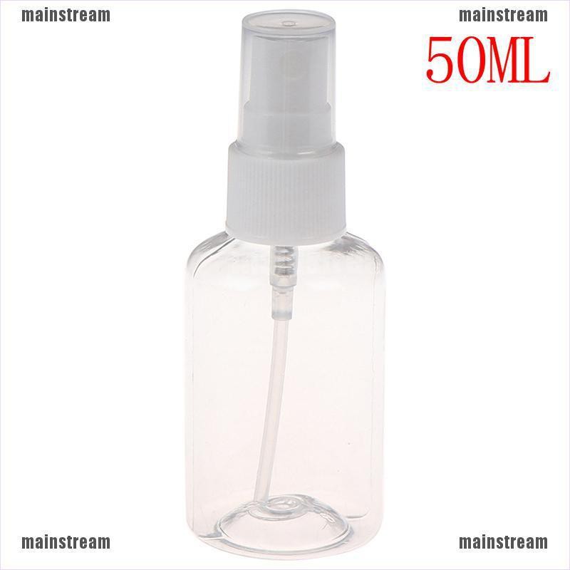Bình Xịt Mỹ Phẩm Trong Suốt 30 / 50Ml Tiện Dụng Mang Đi Du Lịch