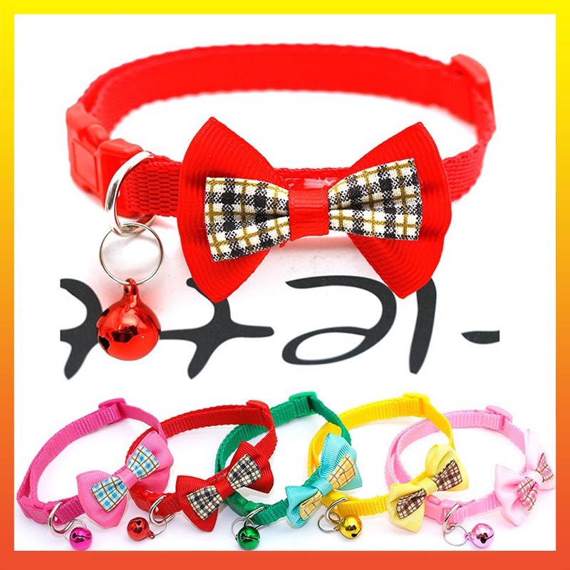 Bộ VòNg Cổ + Chuông Cho Thú Cưng - Bộ 6 CáI