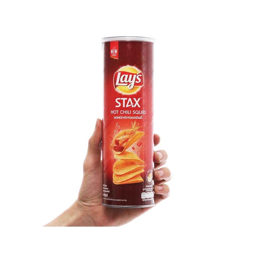 Snack khoai tây Lay's Stax lon 105g