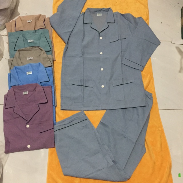 Bộ pizama kate nam ,trung niên