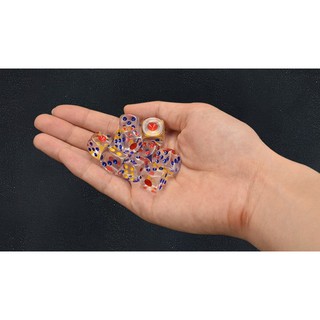 Set 05 viên 1,4cm xí ngầu trong suốt đồ chơi xả stress vui nhộn