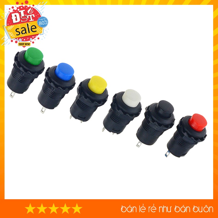 Nút nhấn 12mm DS-427 1.5A 250v