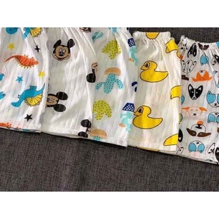 Quần đùi giấy cotton cho bé siêu mát