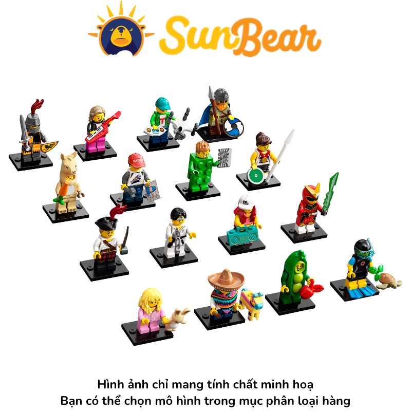 Đồ chơi mô hình nhân vật lego minifigures chính hãng - Sun Bear