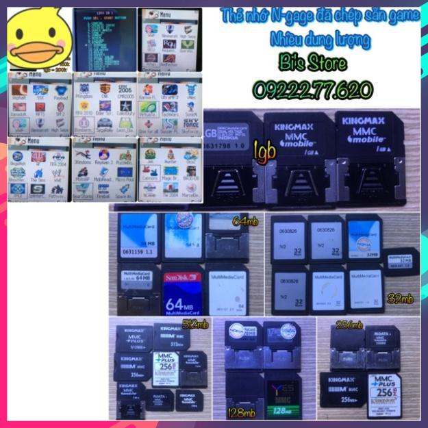 NGAGE // Thẻ nhớ N-gage Chép Sẵn Game (Đủ Dung Lượng)