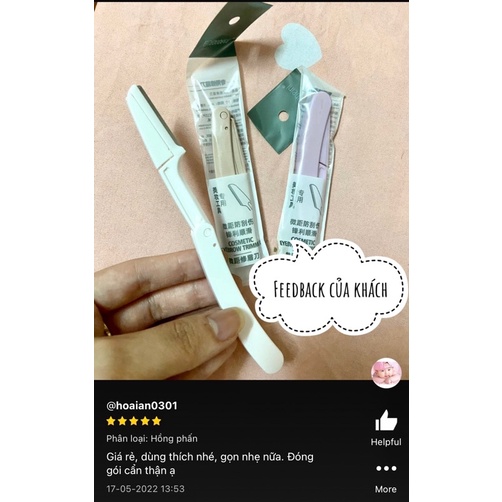 Dao cạo chân mày, cạo lông mặt