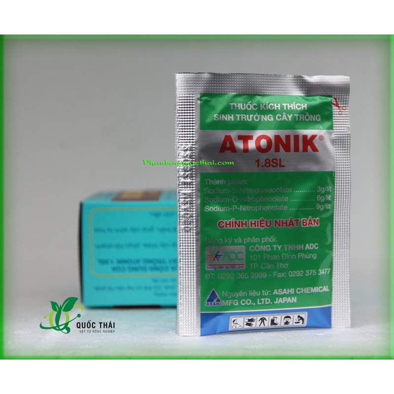 Phân Bón Lá Kích Thích Sinh Trưởng Atonik 1.8SL, phân bón lá kích rễ,gói 10ml