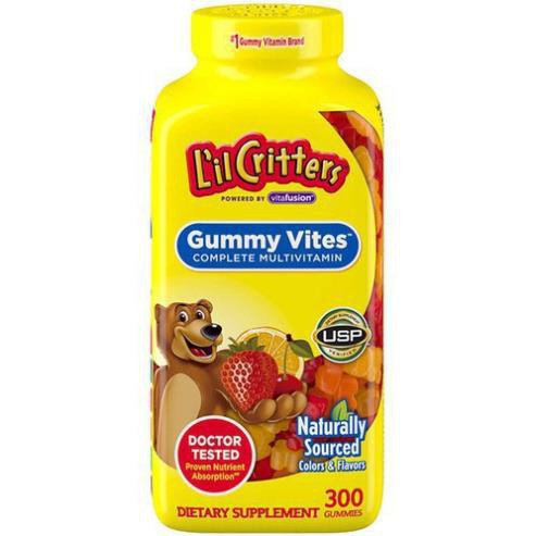 Kẹo Dẻo Bổ Sung Vitamin Cho Bé Lil Critters Gummy Vites 300 Viên - Nhập Khẩu Mỹ
