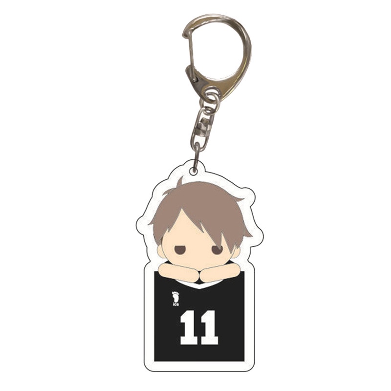 Móc khóa hình nhân vật anime Haikyu dễ thương