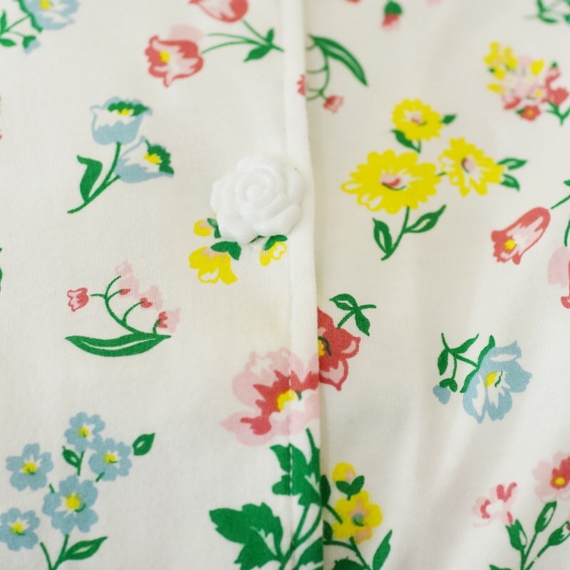 Váy dài tay bé gái Fortyore 5-8 tuổi  Áo váy cotton mềm xuất Nhật 0622