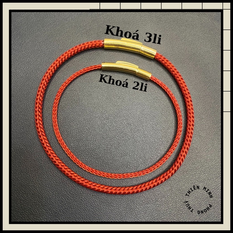 Khoá titan cao cấp làm vòng tay, vòng cổ dây 2li,3li siêu bền