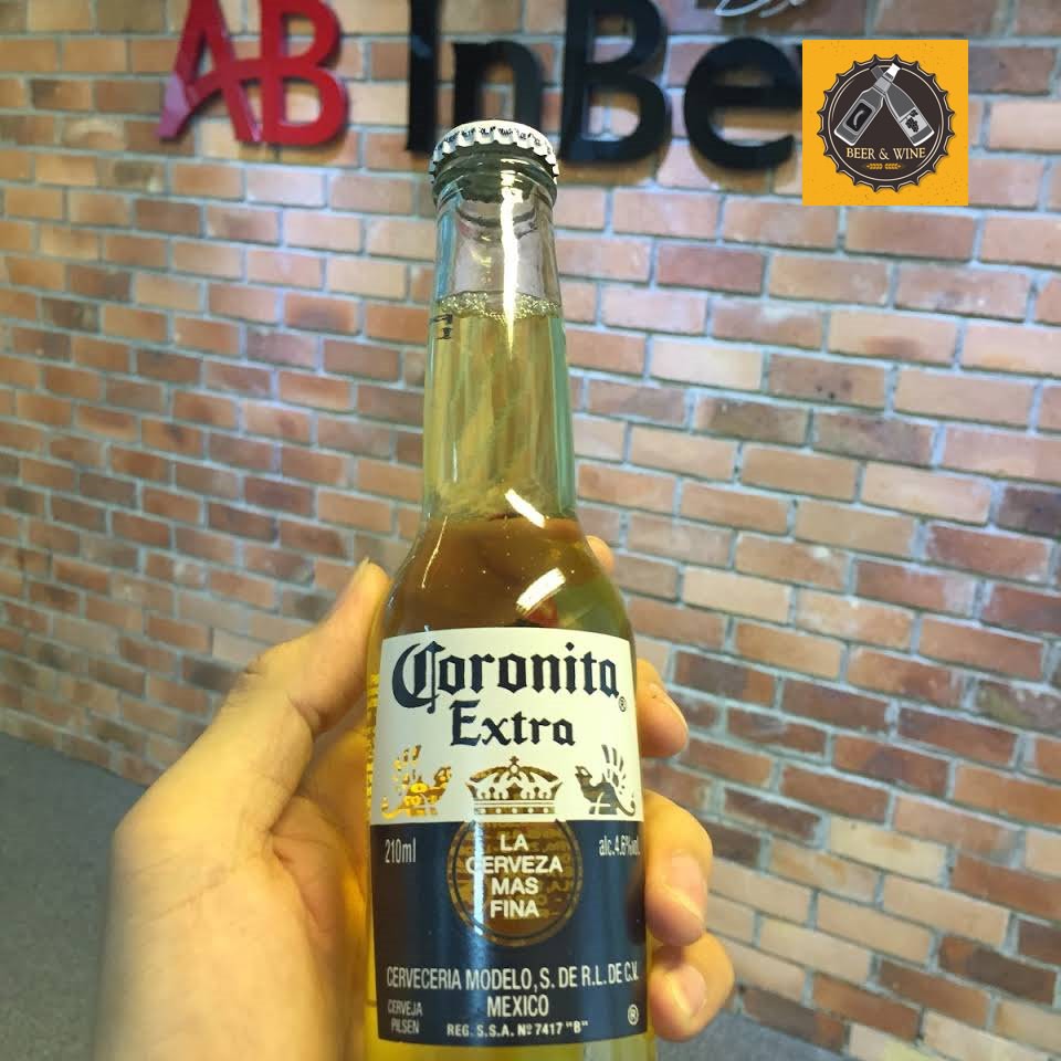 Bia Coronita Extra 4,6 % - Mexico - 210ml/chai - thùng 24 chai