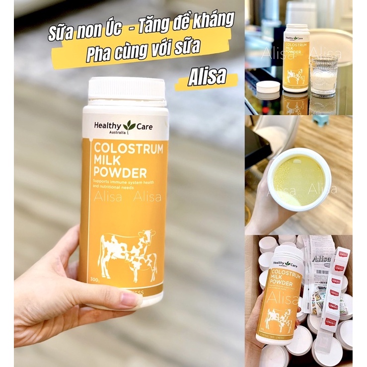 Sữa non Colostrum milk powder của Healthy care dạng bột 300g - ALISA