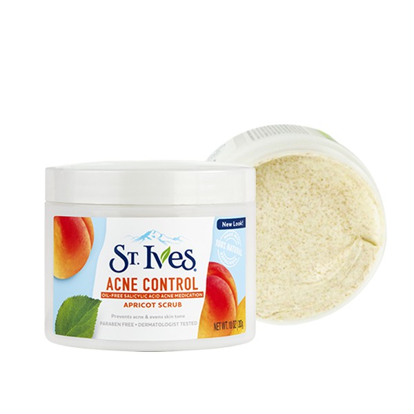 Tẩy Tế Bào Chết ST.IVES Acne Control Apricot Scrub (283g)