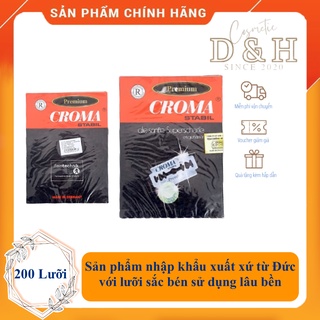 Lưỡi lam croma, 200 lưỡi, lưỡi sắc bén sử dụng lâu bền - d&h shop