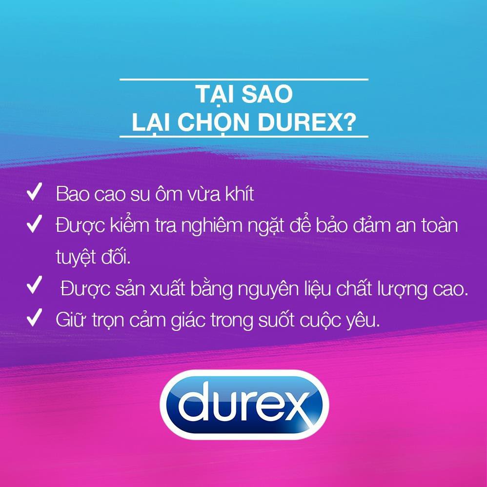 [COMBO ĐẶC BIỆT] Bao cao su Durex kéo dài thời gian Performa + siêu mỏng ôm khít Durex Kingtex + Gel bôi trơn Durex KY *