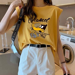 Áo Thun Thể Thao Sát Nách Form Rộng Thời Trang Cho Nữ