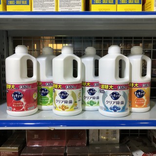 [ĐỦ MÙI]Nước Rửa Chén Kyukyuto Kao Hương Trái Cây Nhật Bản 1,38l