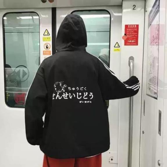 Áo khoác dù có mũ , áo khoác dù họa tiết mèo - KD12 | BigBuy360 - bigbuy360.vn