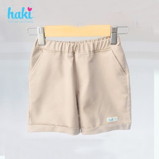 Quần short bé trai - Haki HK450 (Be sáng)