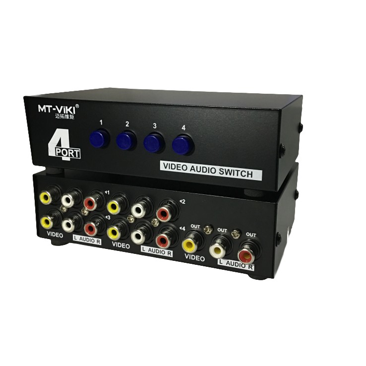 Bộ gộp tín hiệu AV (Video &amp; Audio) 4 vào 1 ra