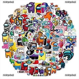 Bộ 100 Hình Dán Chơi Game Among Us