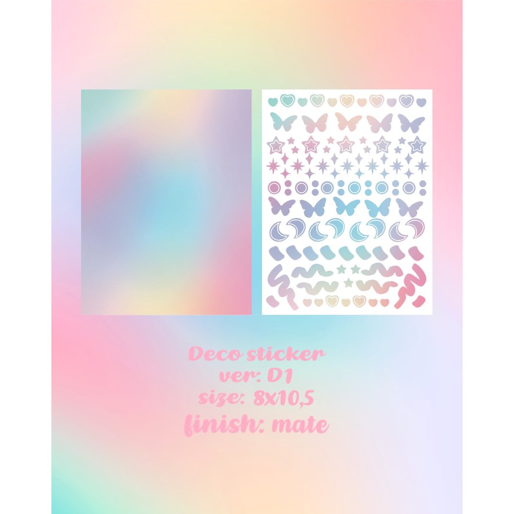 Bongjua | sticker deco - nhãn dán trang trí 🦋✨