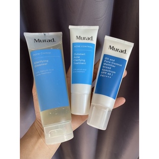 Set giảm mụn cho da dầu Murad Clarifying cleanser, Outsmart Acne (Blemish) Clarifying Treatment