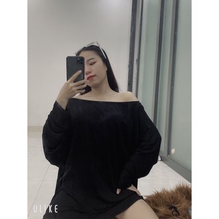 áo lệch vai bigsize 100kg đổ về