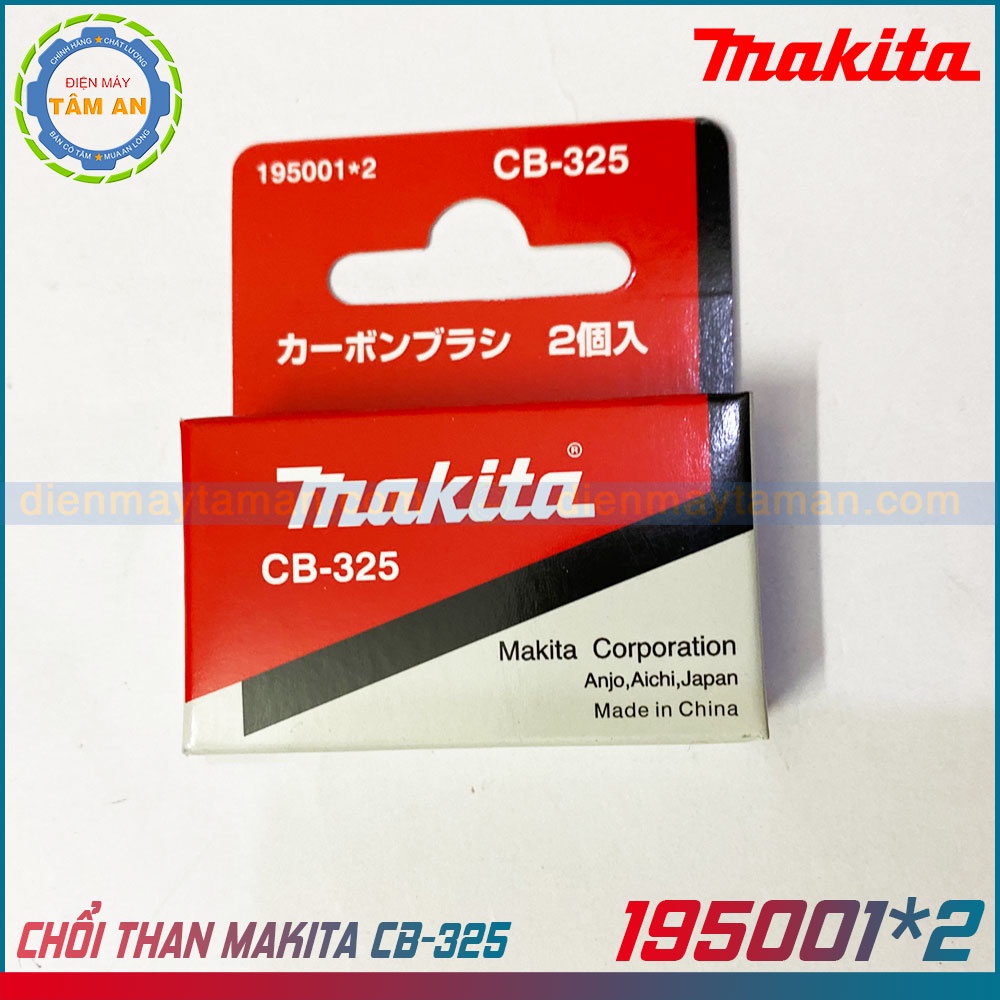 Chổi than chính hãng Makita CB-325 195001-2