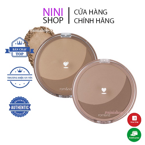 Phấn tạo khối hai màu Romand Better Than Shape 9.5g 01. Oat Grain/02. Walnut Grain - NiNiShop