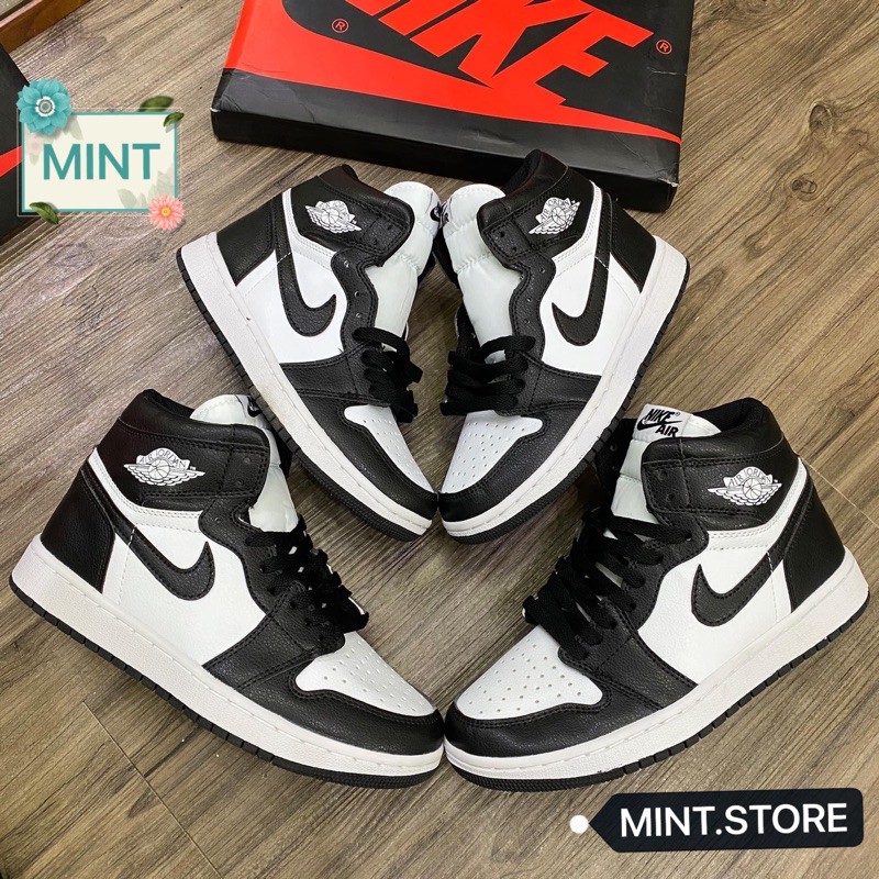 [MINTSTORE] Giày Sneaker Đen trắng cao cổ