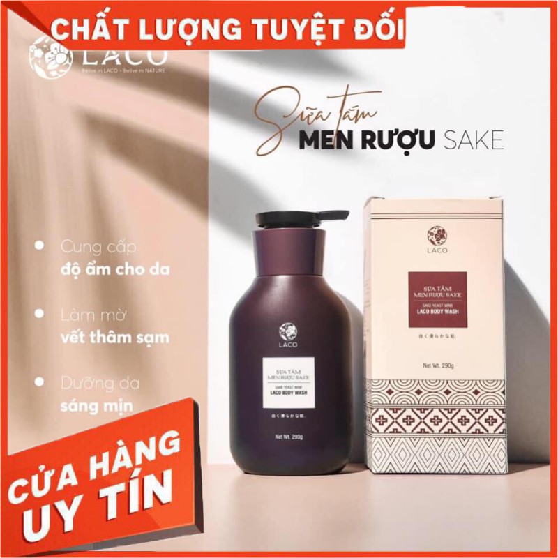 [Giảm Giá Sốc] SỮA TẮM SAKE 290GR LACO HOT | BigBuy360 - bigbuy360.vn
