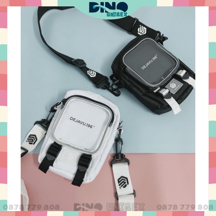 Túi Đeo Chéo DEJAVU.196 Viền Phản Quang - Thời Trang Nam Nữ Siêu Cá Tính