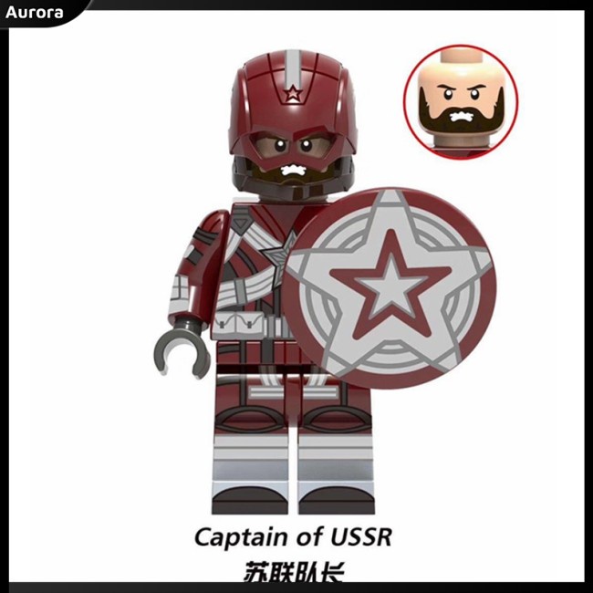 Mô Hình Lego Nhân Vật Siêu Anh Hùng Black Widow Captain Americasr Falcon Taskmaster