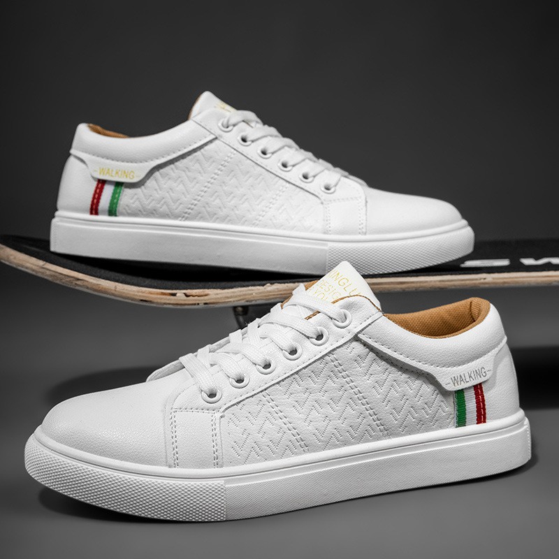 Giày Thể Thao Nam Màu Trắng Xu Hướng Mới Hàn Quốc 2021 | BigBuy360 - bigbuy360.vn