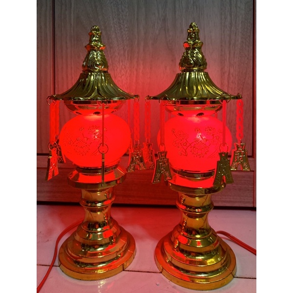 ĐÈN THỜ PHÁT TÀI 24CM CÓ DÂY TREO