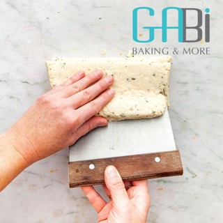 Dụng cụ cắt bột inox cán gỗ/nhựa