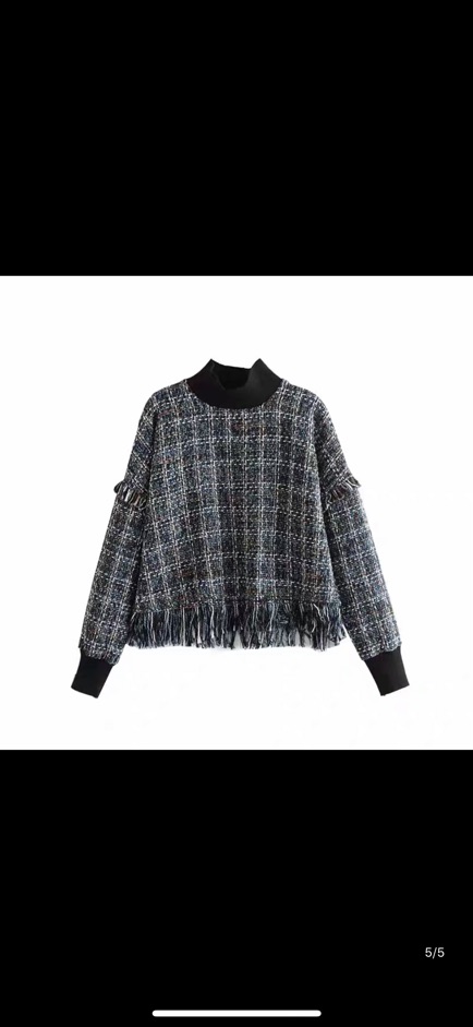Áo dạ tweed mẫu Zara 2019 kèm ảnh thật