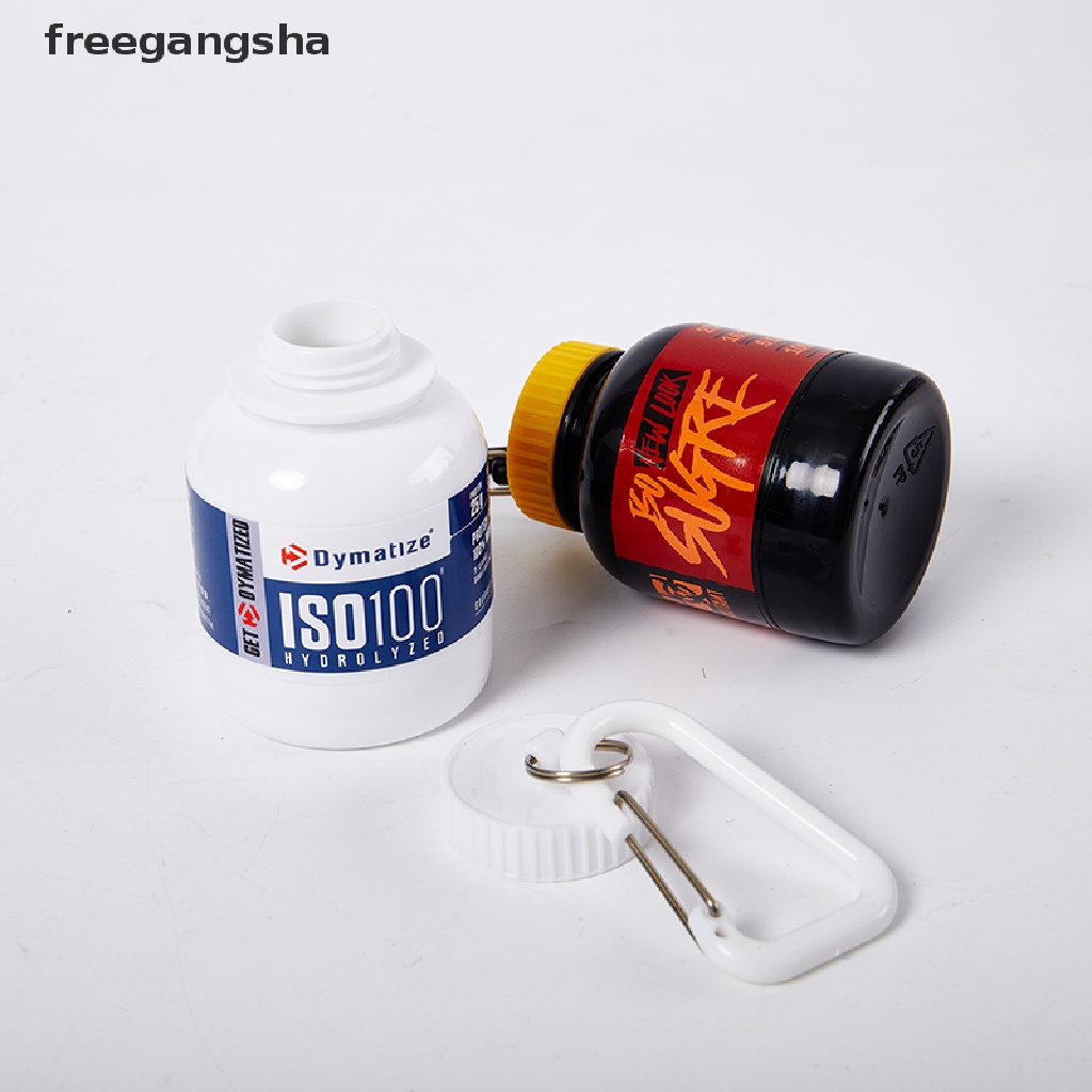 Bình Đựng Protein Mini 100ML Kèm Móc Khóa Tiện Dụng Mang Theo Du Lịch / Cắm Trại