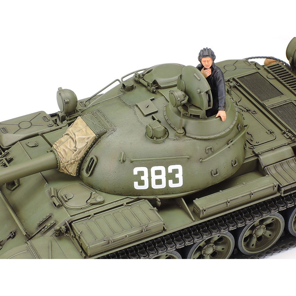 Mô hình lắp ráp xe tăng hạng trung Nga 1/35 SCALE RUSSIAN MEDIUM TANK T-55A Tamiya 35257  - GDC