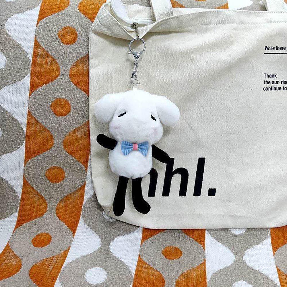 Móc Khóa Hình Cừu Nhồi Bông Phong Cách Hàn Quốc Xinh Xắn
