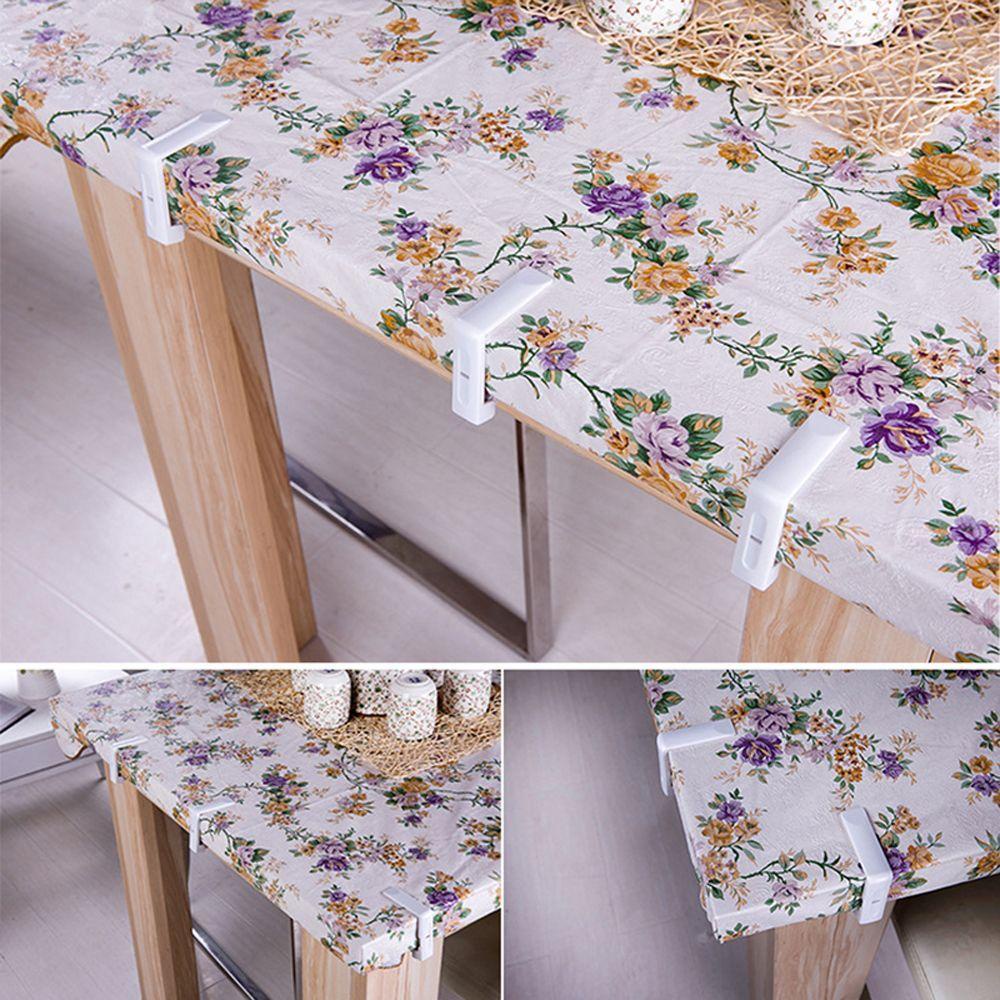 Set 4 Kẹp Giữ Khăn Trải Bàn Bằng Nhựa Tiện Dụng Khi Đi Dã Ngoại Giá Đỡ