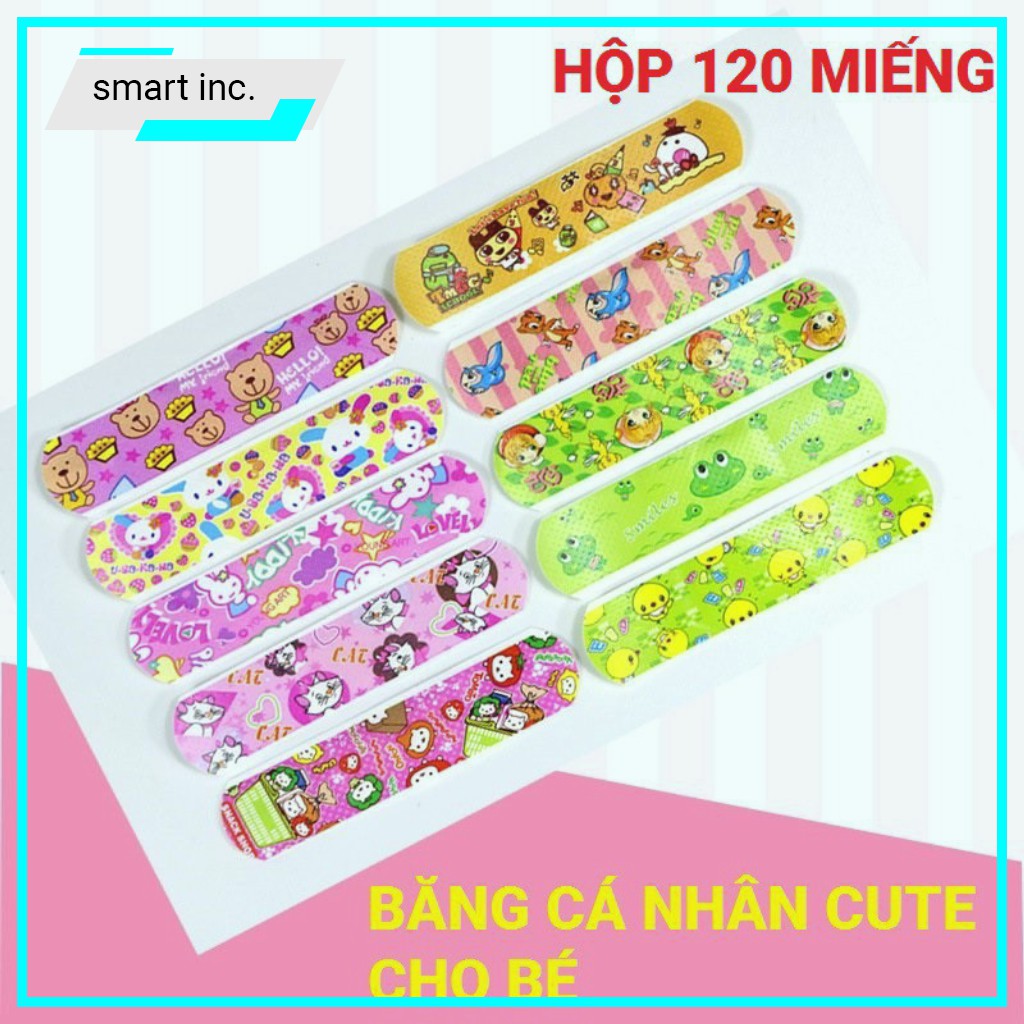 Băng Gâu Dán Vết Thương  Hình Thú Cho Bé Gia Đình
