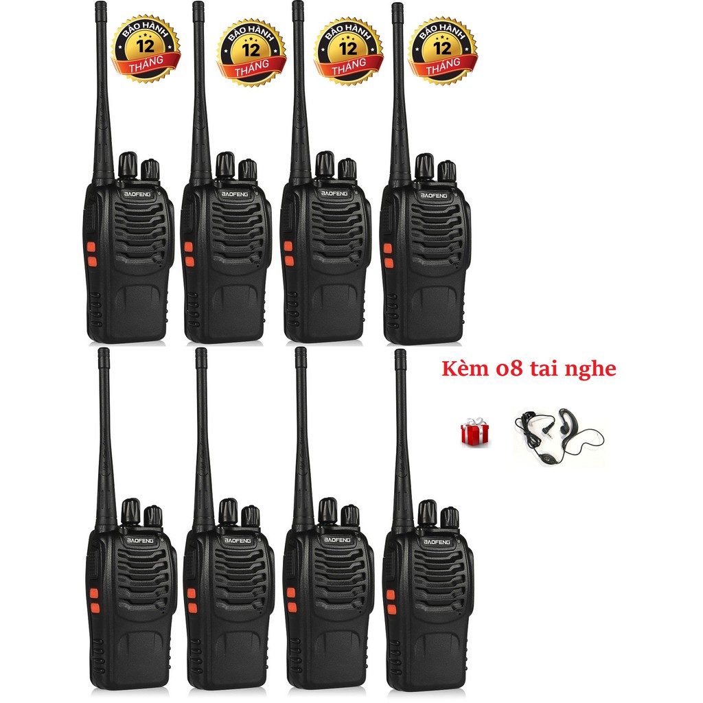 Bộ 8 Bộ đàm Baofeng 888s