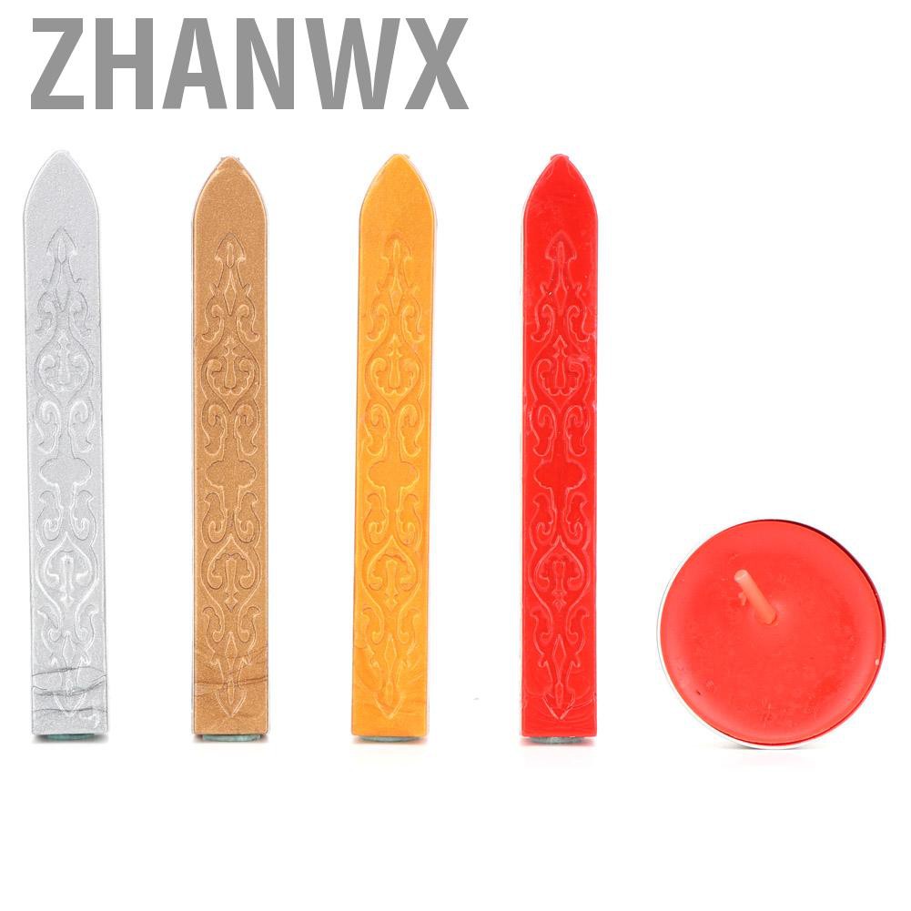 Zhanwx Sealing Wax Stamp Kit  Vintage Classical Romantic Alphabet Initial Letter Symbol Brass Color with Gift Box for Wedding Invitation Parcels Crafts