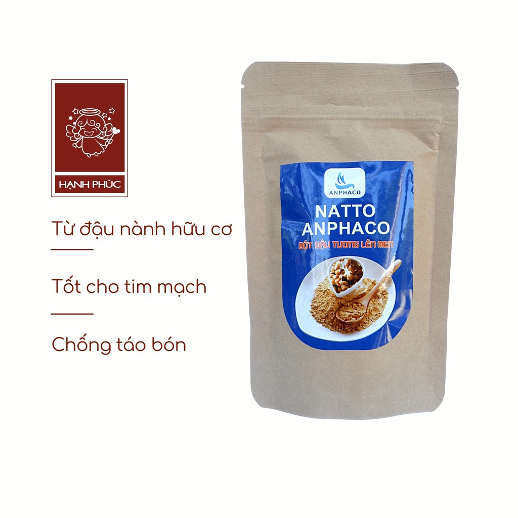 Bột Natto Anphaco⚡ANOLYTE⚡Bột đậu nành hữu cơ lên men - Gói100gr