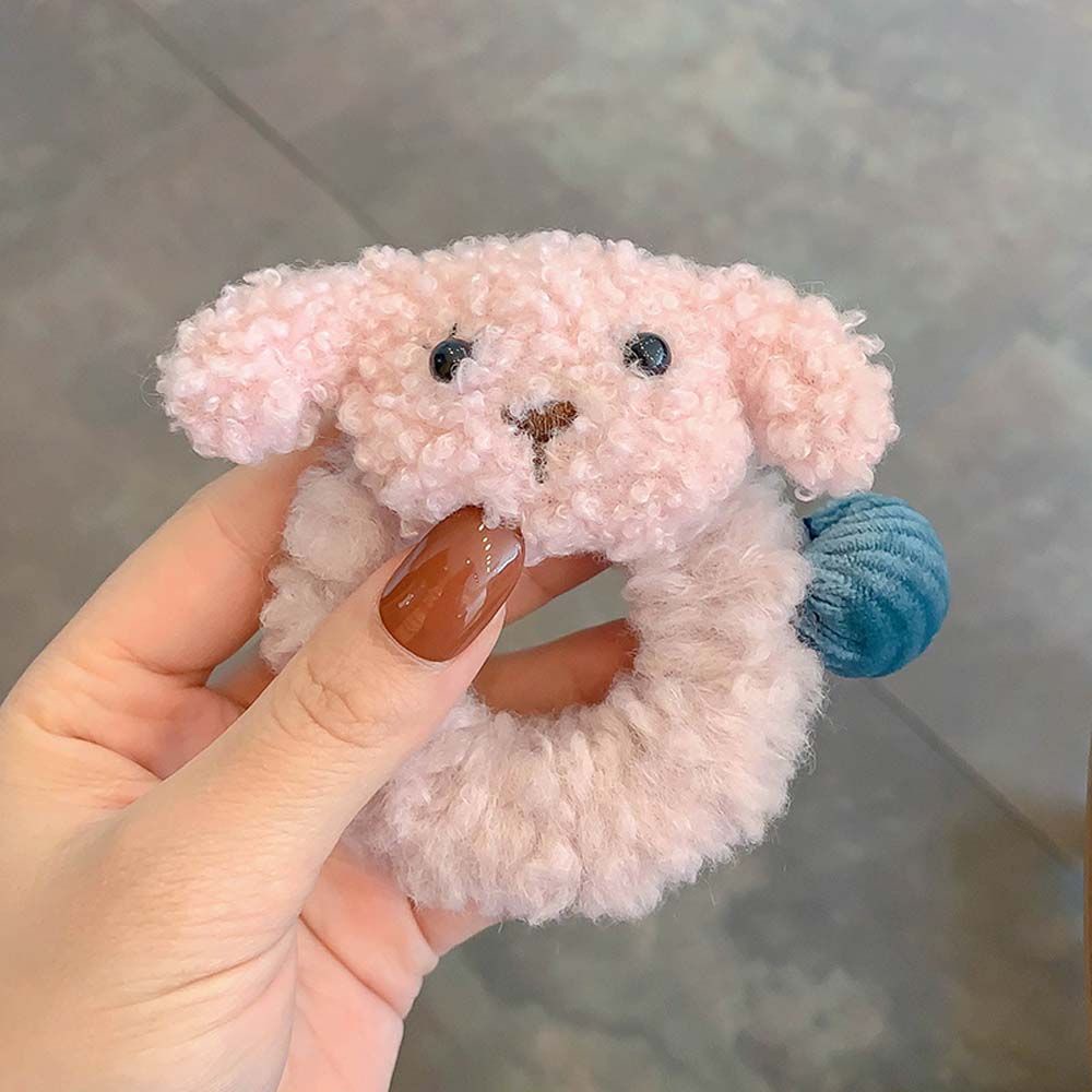 Dây buộc tóc co giãn hình búp bê chó con cỡ lớn 2LIFE cho nữ